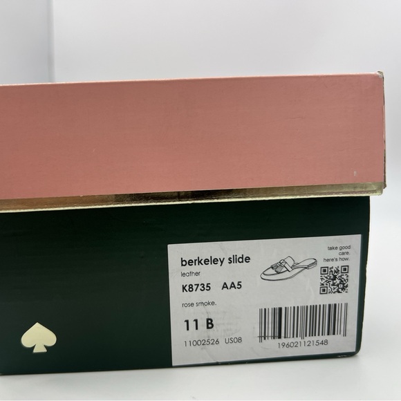 Kate Spade Berkeley Mule Slides in Rose Smoke - Picture 14 of 14